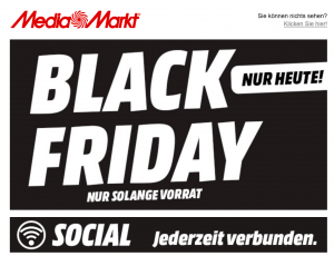 MediaMarkt Black Friday Angebot