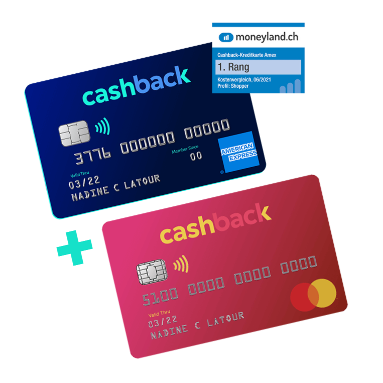 Cashback Cards (Neukunden): Gratis Kreditkarte mit 5% Cashback (bis 100