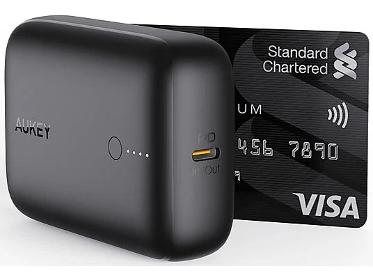 AUKEY Basix Mini 10000 – Powerbank im Kreditkartenformat bei MediaMarkt inkl. gratis Versand