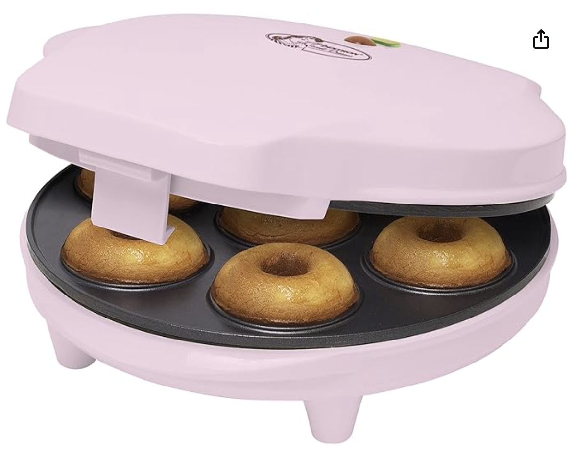 Bestron Donut Maker im Retro Design bei Amazon zum Tiefpreis
