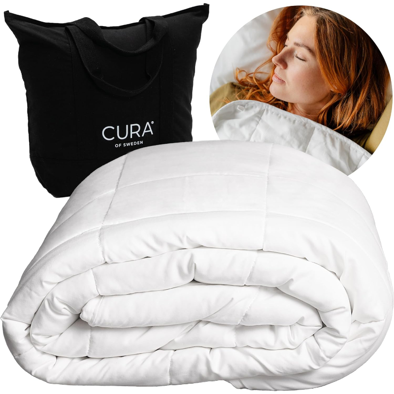 CURA Pearl Classic Gewichtsdecke 150×210 9kg zum Bestpreis bei Amazon