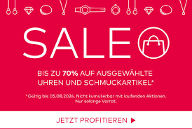 Christ Schmuck Sale – Bis zu 70% Rabatt auf diverse Schmuckstücke & Uhren