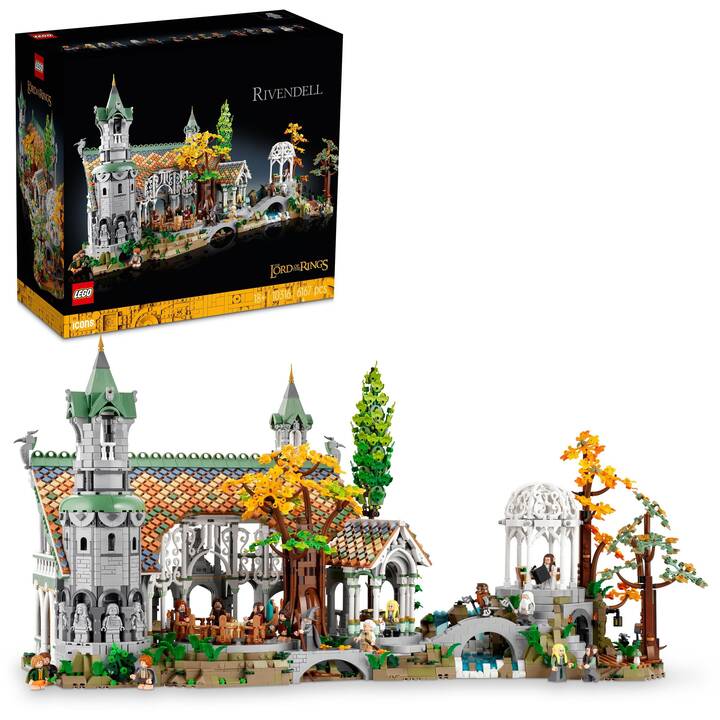 Über 6000 Teile – LEGO Der Herr der Ringe: Bruchtal 10316 bei Interdiscount