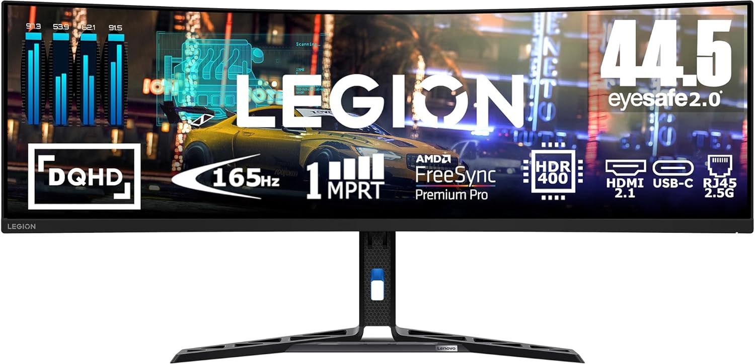 Lenovo Legion R45w-30 44.5″ DQHD Gaming-Monitor (450 Nits, USB-Hub, USB-C, 170Hz) im Lenovo Store