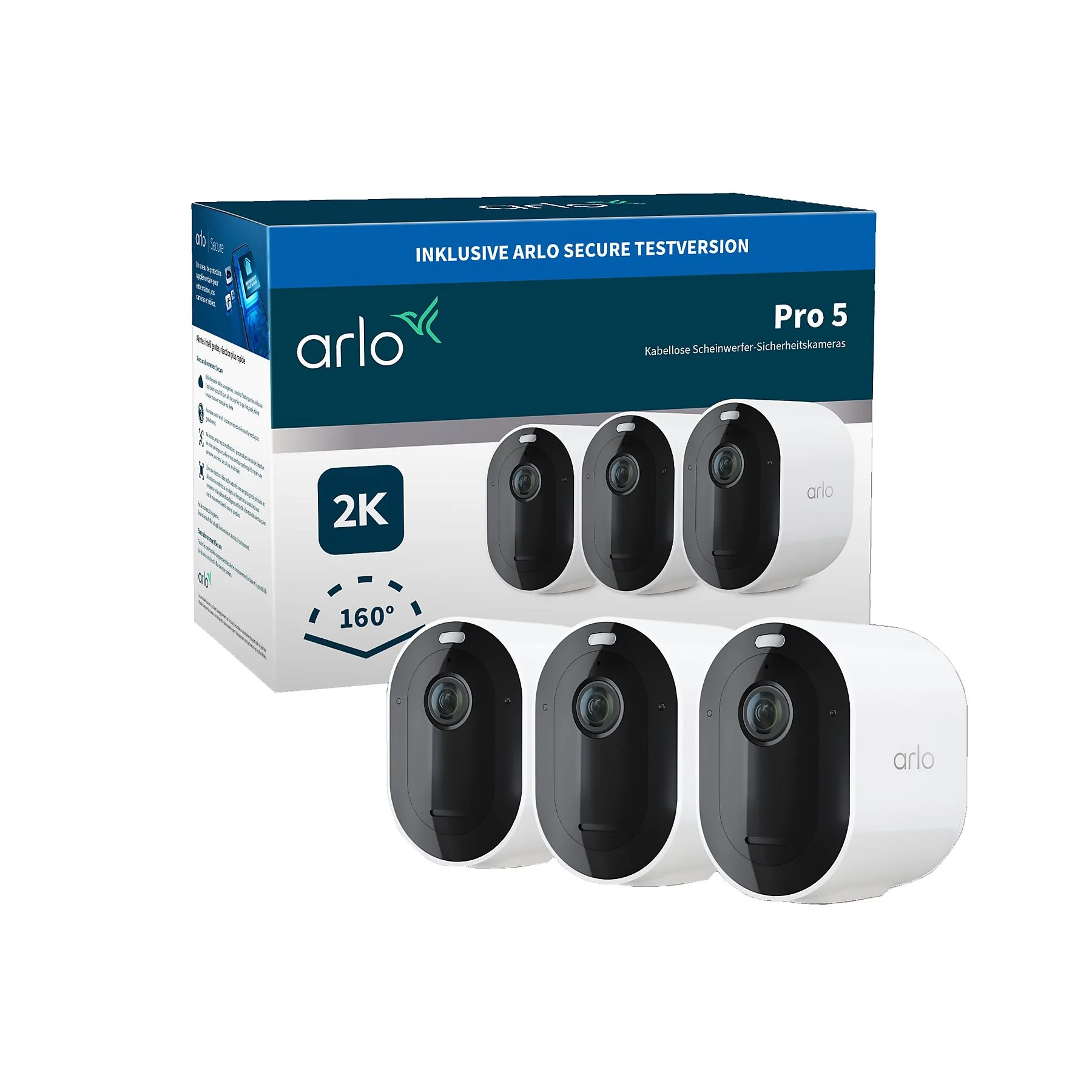 3er-Pack Überwachungskamera ARLO Pro 5 bei MediaMarkt