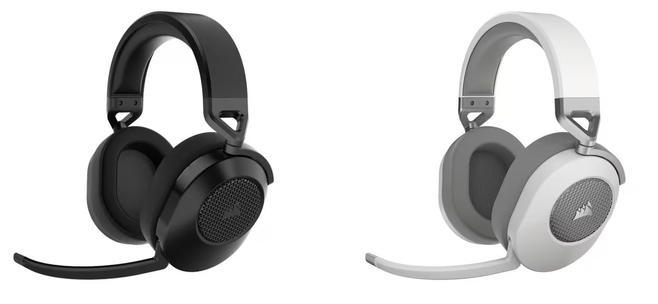 CORSAIR HS65 Wireless – Gaming-Headset für PC & Playstation in Weiss / Schwarz zum neuen Bestpreis bei MediaMarkt