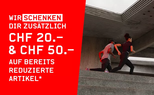 Ochsner Sport Gutschein für CHF 50.- Rabatt ab CHF 200.- Bestellwert auf bereits reduzierte Artikel (auch offline)
