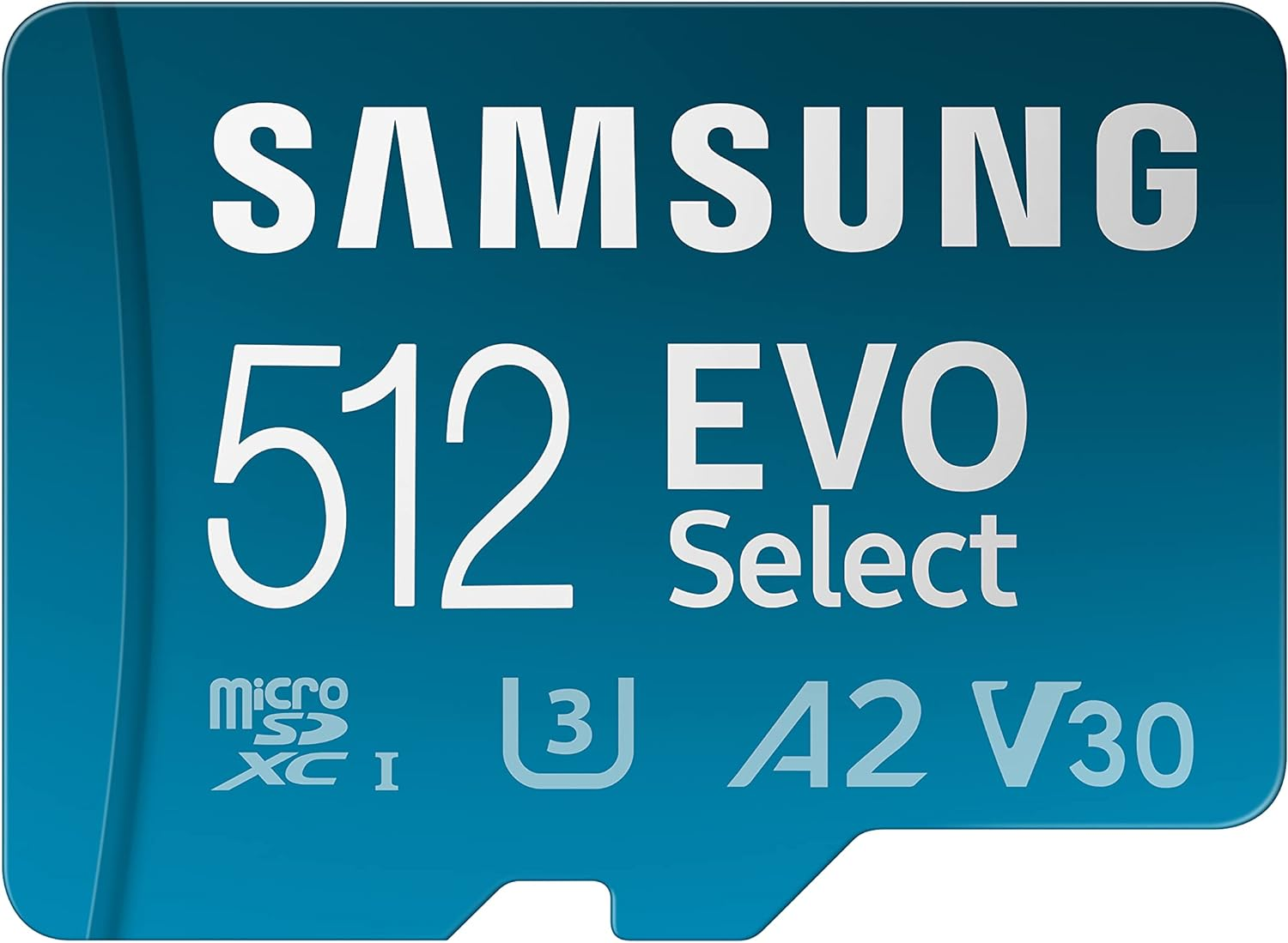 Samsung EVO Select (2021) microSD-Karte + SD-Adapter, 512 GB bei Amazon