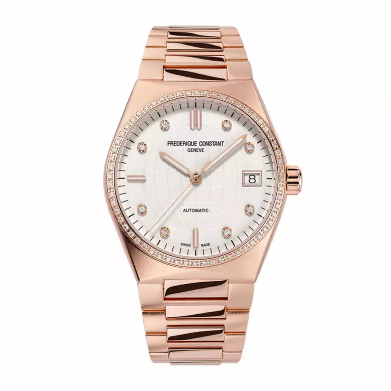 Diamantenbesetzte Damenuhr Frederique Constant Highlife Ladies Automatic bei Christ Uhren & Schmuck