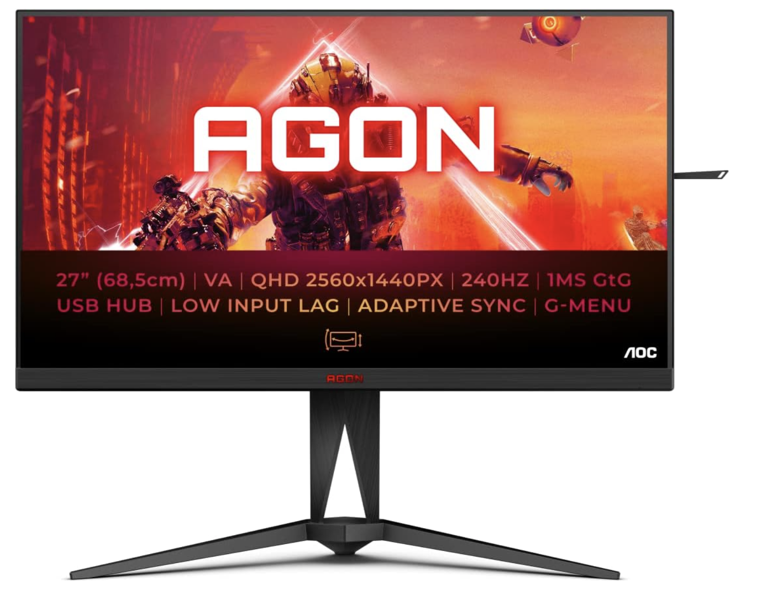 AOC AGON AG275QZN – 27 Zoll QHD Gaming Monitor bei Amazon