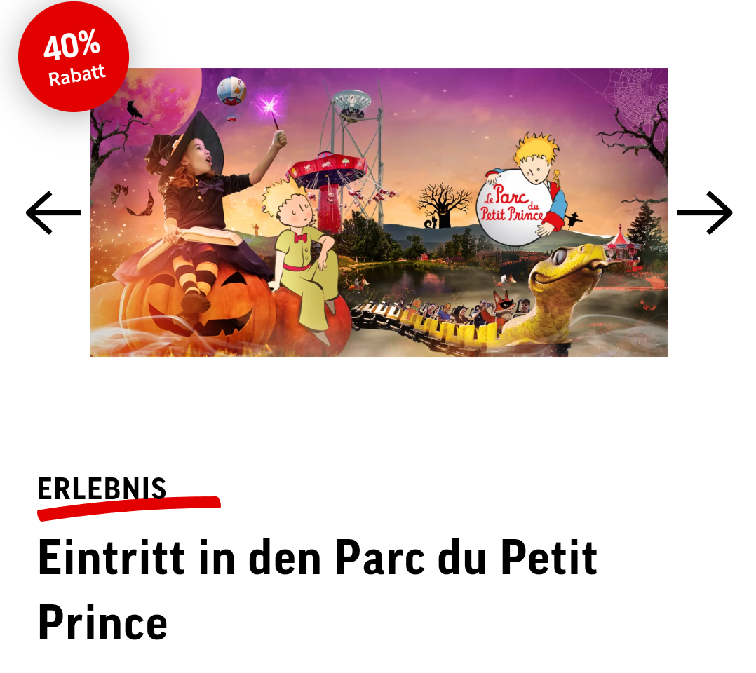 Eintritt zum Parc du Petit Prince