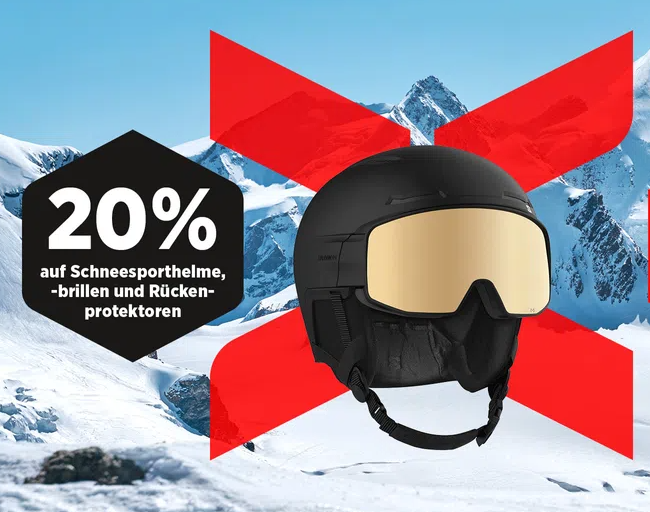 20% auf alle Schneesporthelme, -brillen sowie Rückenprotektoren bei SportX, z.B. Scott Helmet Couloir Mountain