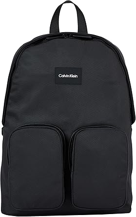 Calvin Klein – Rucksack – Schwarz mit 2 Front Taschen