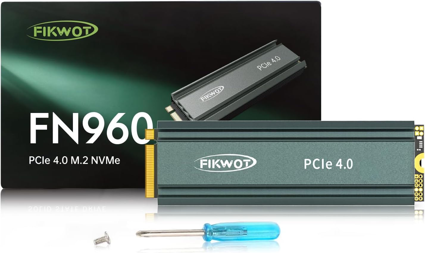 Blitzdeal: Günstige und schnelle interne SSD Fikwot FN960 2TB mit bis zu 4.8 GB/s (PS5 kompatibel)