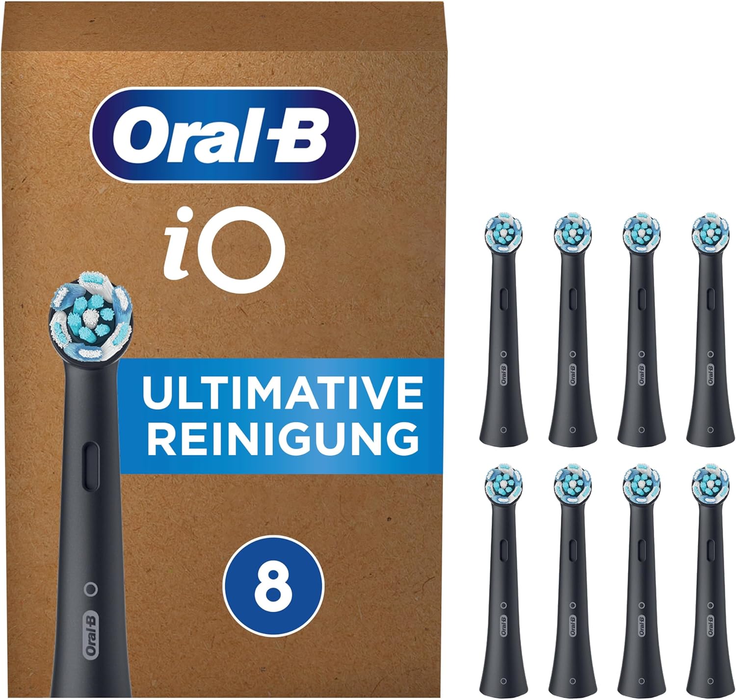 Oral-B iO Zahnbürstenaufsatz Ultimative Reinigung, 8 Stück zum Bestpreis