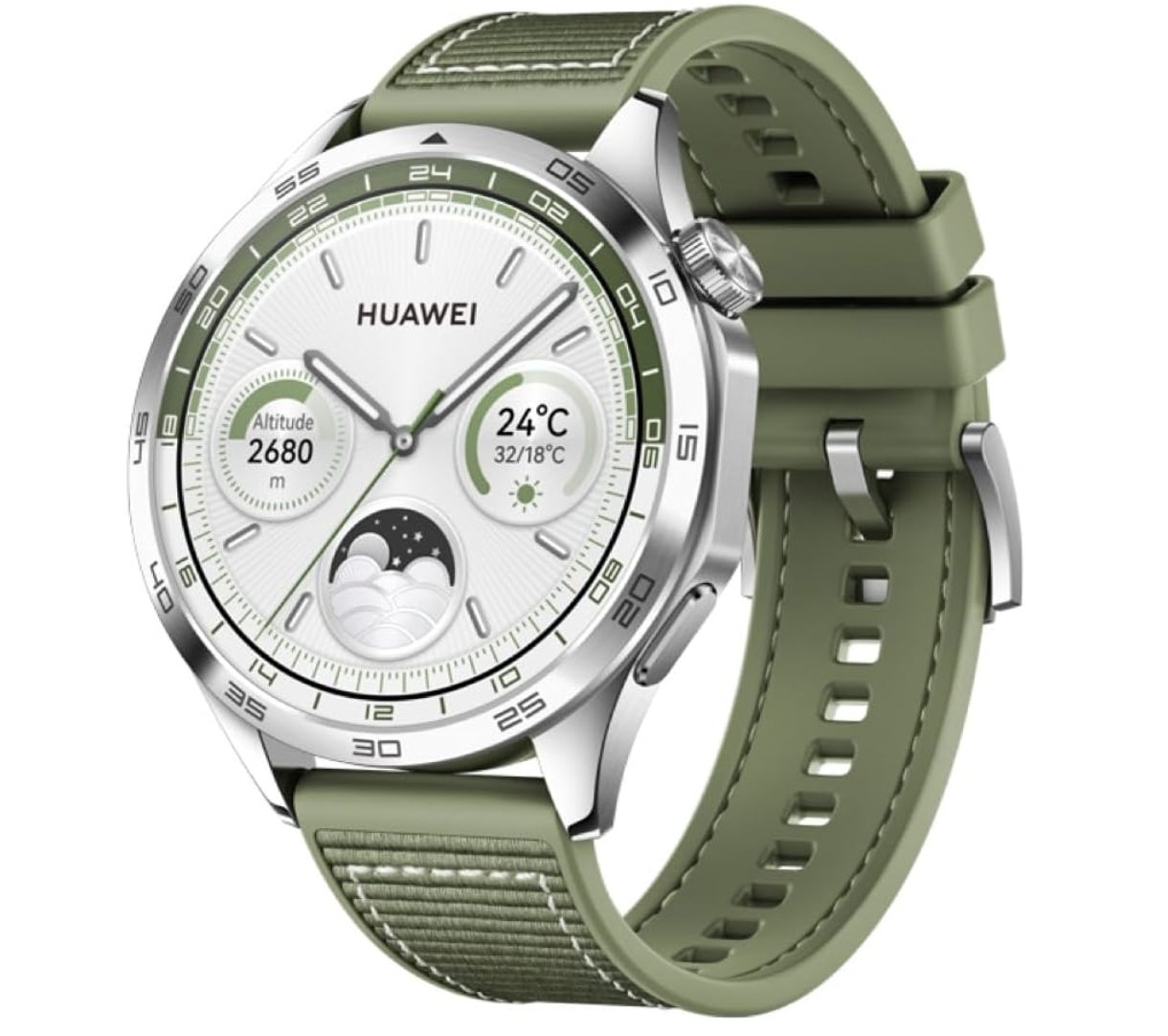 HUAWEI Watch GT 4 46mm, GPS, iOS & Android,Stainless Steel Case, Smartwatch bei amazon