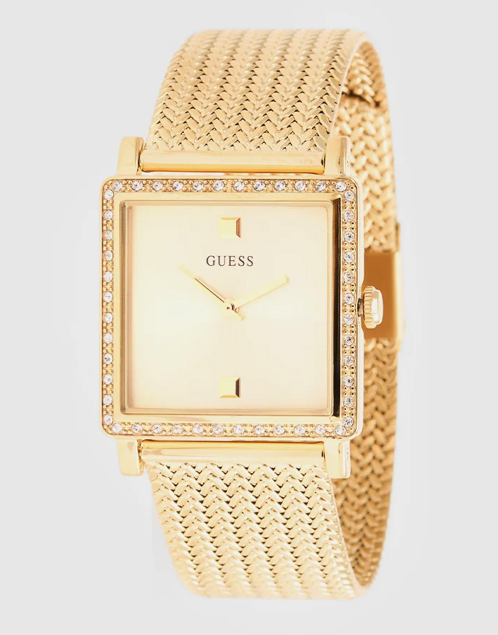 GUESS goldene Damenuhr bei Lounge by Zalando reduziert