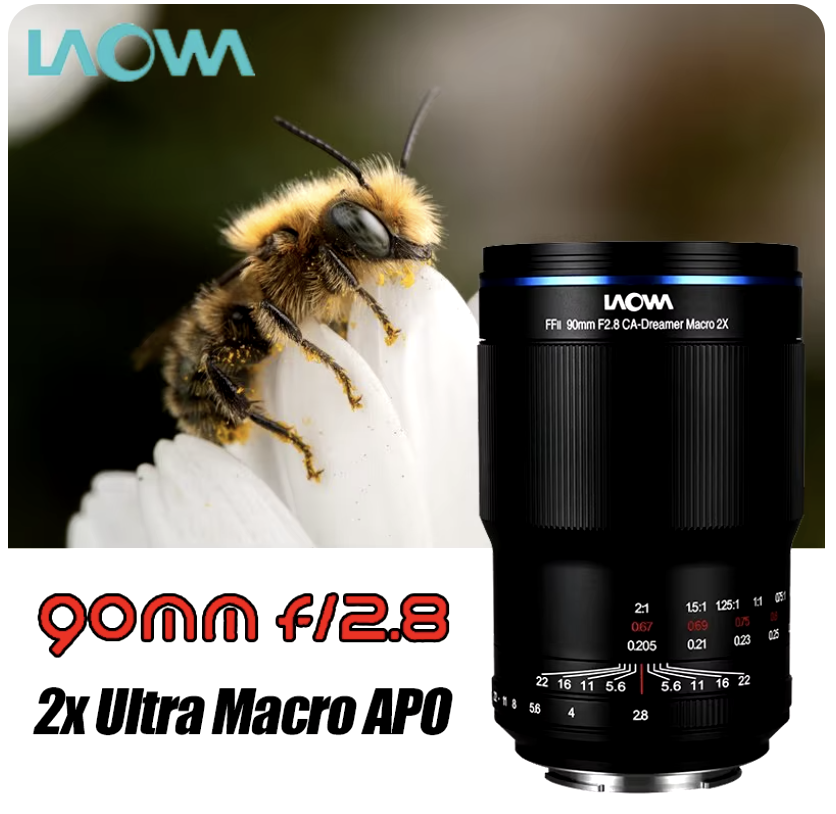 Laowa 90mm 1: 2,8 2x Ultra-Makro-Apo-Objektiv