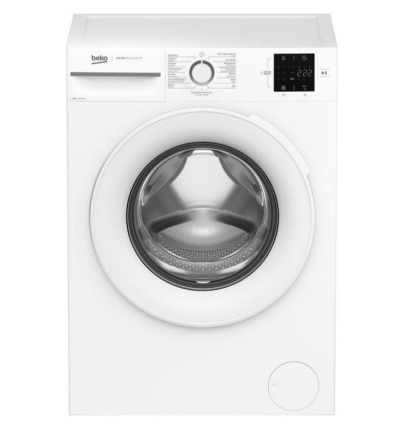 Daydeal – Beko Waschmaschine WM105 Rechts – Frontloader mit Beladungskapazität von 9 kg