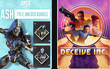 Gratis bei Epic Games Deceive Inc. und Apex Legends Bundle bis 14.11., 17 Uhr