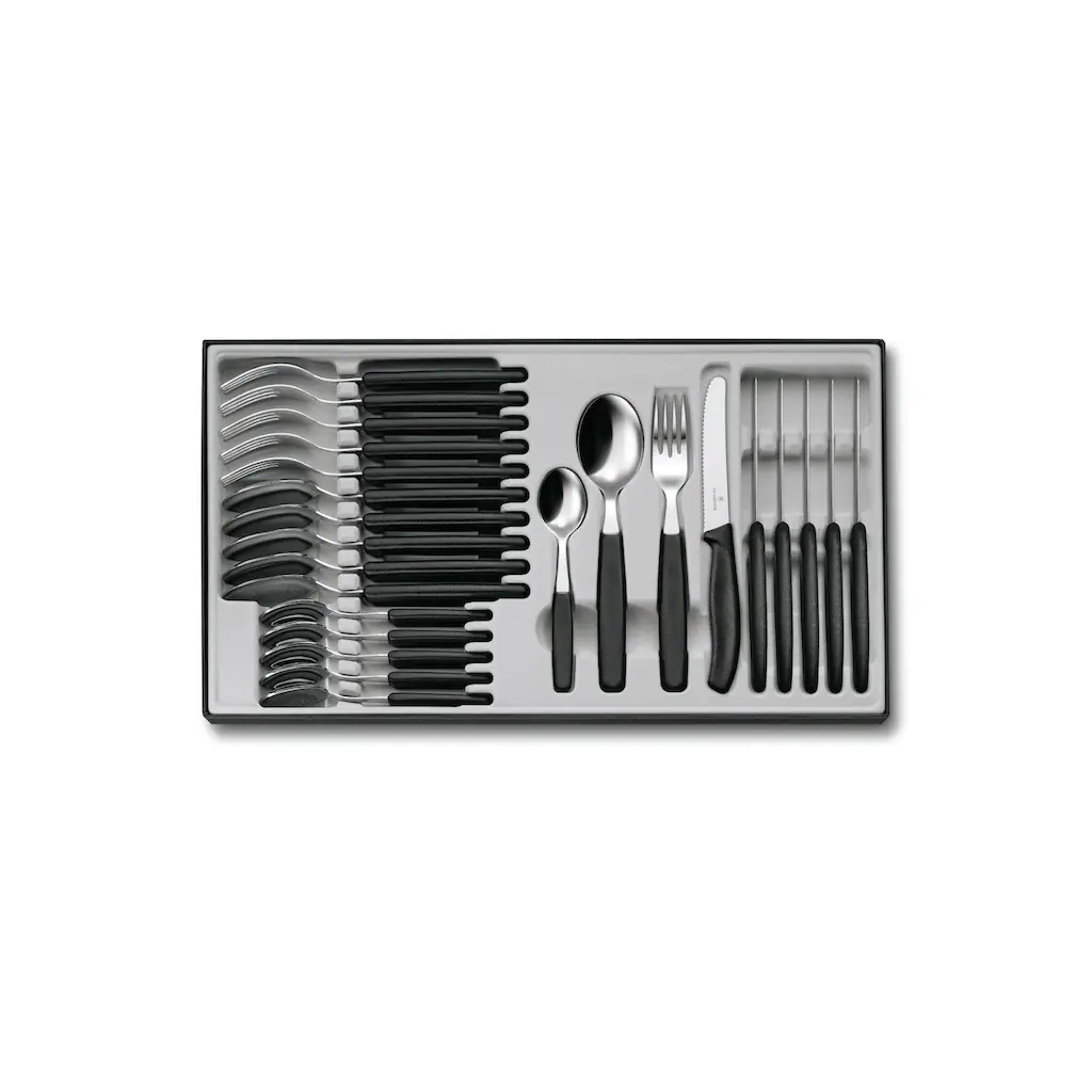 Verschiedene Victorinox Messer & Bestecke bei Ackermann (App) in Aktion, z. B. Victorinox Besteck-Set (24-tlg.)