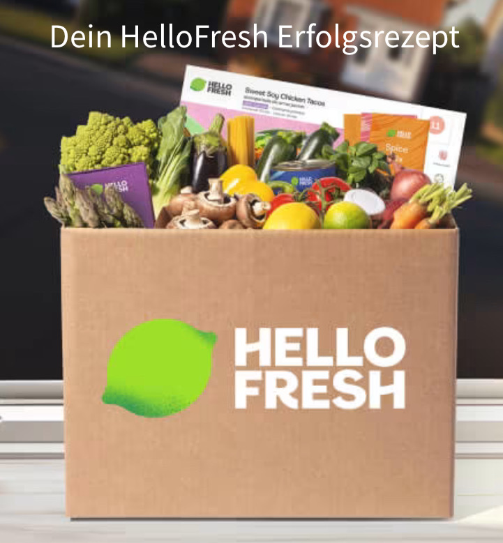 Hellofresh – Keine Lieferkosten für 8 Wochen