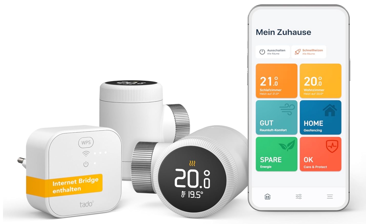 Gute tado° Smarte Heizkörperthermostate Deals bei Amazon!