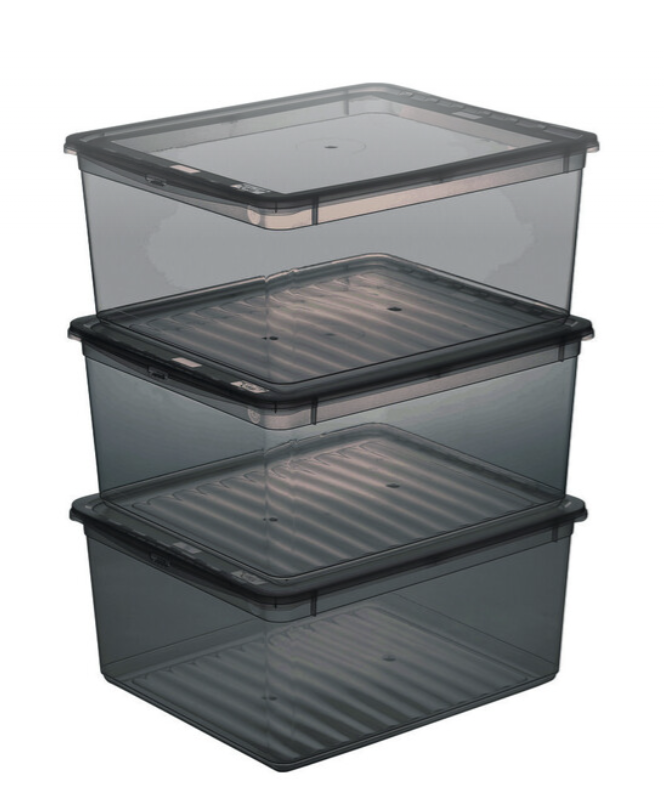 Keeeper Clearbox 18l 3er Set grey bei Jumbo