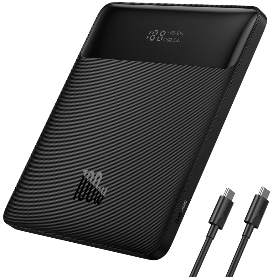 Baseus Powerbank 20000mAh 100W Slim bei Amazon