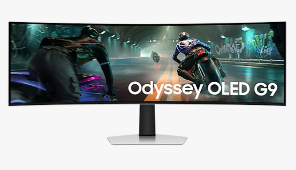 Höhenverstellbarer Samsung Monitor Odyssey OLED G9 G91SD (49″, DQHD, 144 Hz, 250 Nits) zum neuen Bestpreis