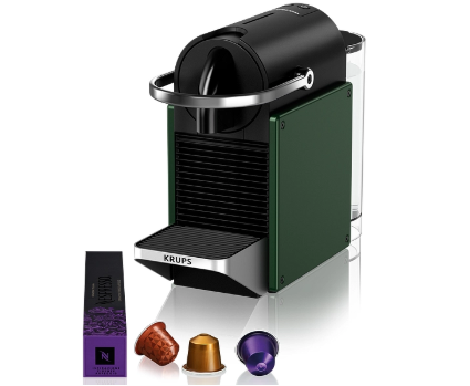 KRUPS Nespresso Pixie in Dunkelgrün + CHF 70.– Nespresso Kaffee geschenkt bei Conforama