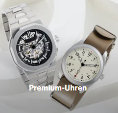 Verschiedene Uhren in Aktion bei Lounge by Zalando, z. B. Emporio Armani Uhr