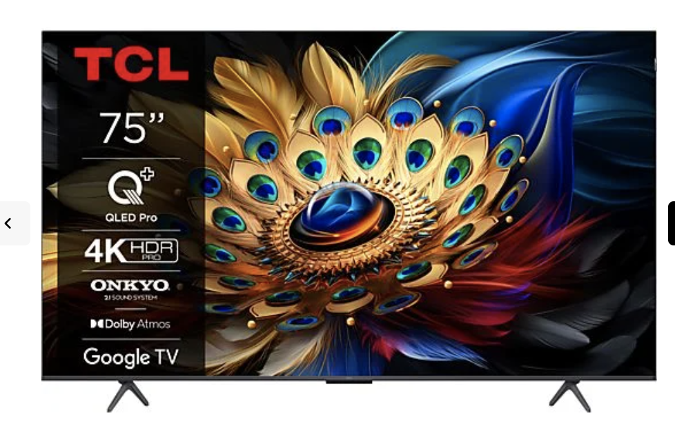 Riesiger 75″ Zoll Fernseher! TCL 75C655 TV (UHD 4K, QLED,  Google TV) bei MediaMarkt/Digitec zum Bestpreis