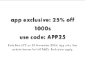 25% auf alles* bei Asos mit der App