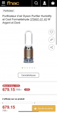 Dyson Purifier Humidify+Cool Formaldehyde