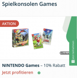 Nintendo Games zurzeit 10% billiger mit Gutscheincode bei Microspot