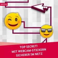 Gratis Webcamsticker-Karte TOP SECRET