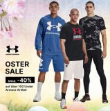 OSTER SALE: UNDER ARMOUR  Mind. -40% auf über 100 Artikel