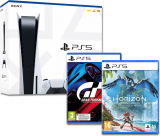 Vorbestellung – Playstation 5 / PS5 + Gran Turismo 7 + Horizon: Forbidden West bei CeDe