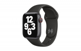 Apple Watch SE 40mm GPS Cellular Spacegrau Sport Schwarz