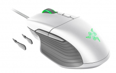 Gaming-Maus Razer Basilisk Mercury White