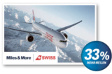 Leert euer SUPERCARD Konto ! **33%** mehr Miles and More Meilen (Swiss)