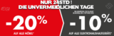 Nur noch heute: 20% auf alle Möbel / 10% auf alle Elektrohaushaltgeräte bei Conforama