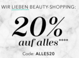 20% auf alles bei Douglas