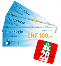 Gutschein für den Frankenspalter Onlineshop CHF 200.00 inkl. gratis Vignette 2020