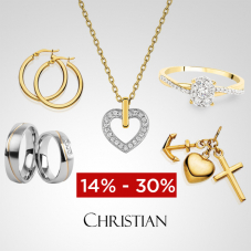 CHRISTIAN uhrenschmuck24.ch: Bis zu 30% Rabatt auf Schmuck zum Valentinstag