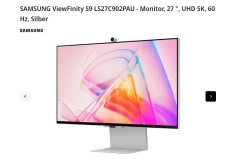 SAMSUNG ViewFinity S9 LS27C902PAU – Monitor, 27 “, UHD 5K