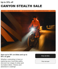 Canyon Stealth Sale auf Velos, Bekleidung und Zübehör