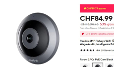 Reolink 6MP Fisheye Kamera bei AliExpress 55 Franken günstiger als im Reolink Store