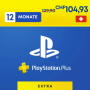 25% Rabatt auf Guthaben für PlayStation Plus Extra 12 Monate